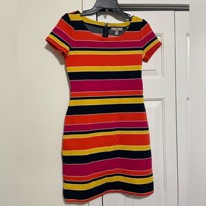**4/$12**  Banana Republic Short Sleeved Striped Dress Size 0